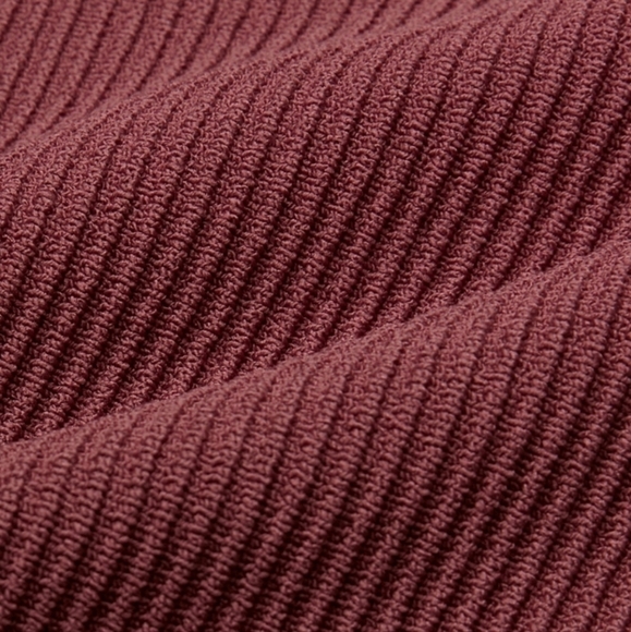 Aritzia Babaton Rose Mauve Ribbed High Rise Sculpt Knit Mini Skirt Slim Bodycon - Picture 8 of 10